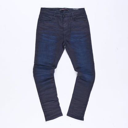 Kids Phoenix Wax Coated Regular Jeans (Black/Blue)