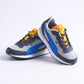 Kids Road Rider Sneakers (Grey/Blue/Yellow)