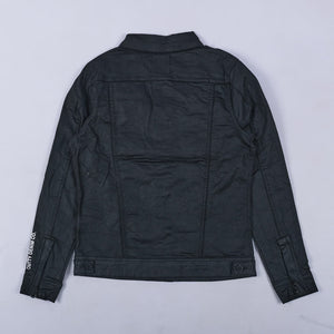 Wade Wax Coated Denim Jacket (Black)