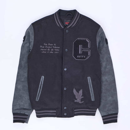 Dunk Padded Varsity Jacket (Black)