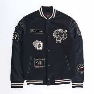 Crush Baseball Jacket (Black)