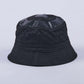 Plastisol Reversible Bucket Hat (Black)