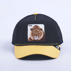 The King Lion Trucker Hat (Black/Yellow)