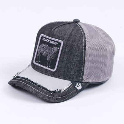 Silky Sheep Trucker Hat (Black)