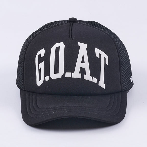 GOAT Puff Trucker Hat (Black)