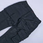 Leo Wax Cargo Skinny Jeans (Black)