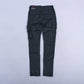 Leo Wax Cargo Skinny Jeans (Black)