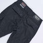 Vincent Wax Coated Slim Cargo Jeans (Black)