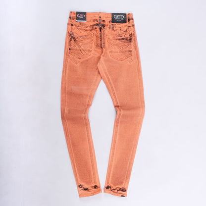 Paxton Skinny Jeans (Orange)