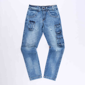 Prague Cargo Regular Jeans (Blue)