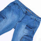 Leon Cargo Skinny Jeans (Blue)