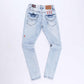 Flint Straight Tapered Jeans (Blue)