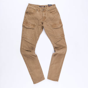 Rain Cargo Regular Fit Pants (Brown)