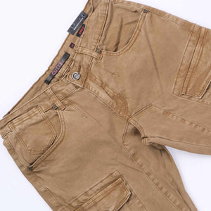 Rain Cargo Regular Fit Pants (Brown)