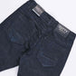 Meadow Wax Coated Skinny Jeans (Dark Blue)