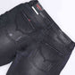 Chique Cargo Regular Jeans (Black)