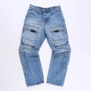 Cargo Regular Jeans (Blue)