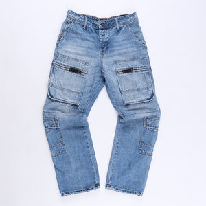 Cargo Regular Jeans (Blue)