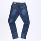 John Wax Coated Slim Fit Jeans (Blue)