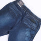 John Wax Coated Slim Fit Jeans (Blue)