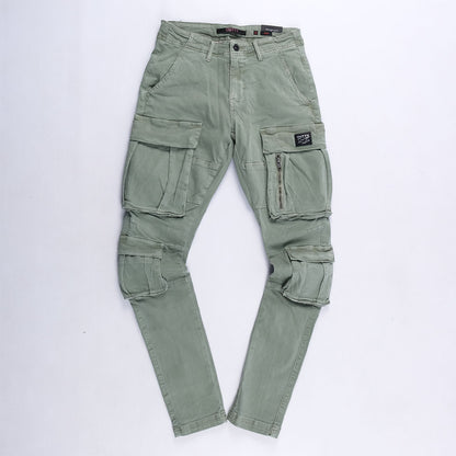 Vin Cargo Skinny Pants (Olive)