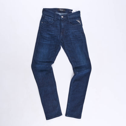 Anbass Slim Power Stretch Jeans (Dark Blue)