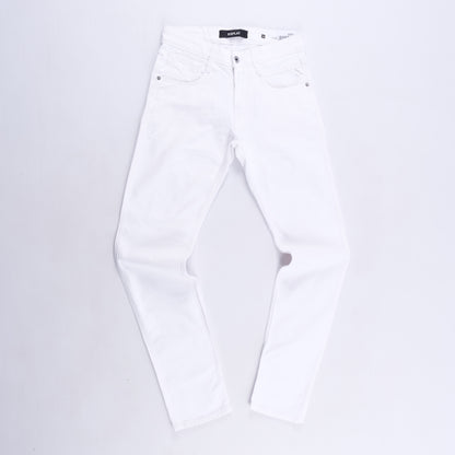 Anbass Slim Power Stretch Jeans (White)