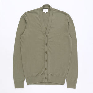 Knit Cardi Jersey (Olive)