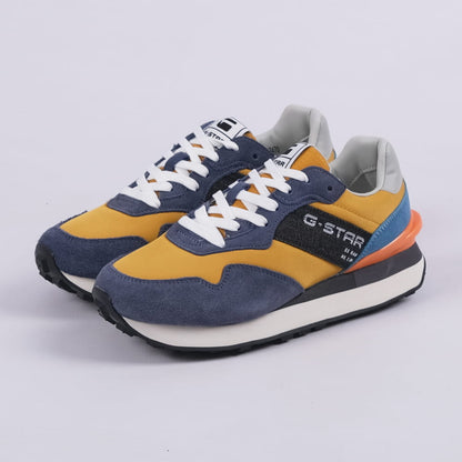 Abner Block Sneakers (Ochre/Blue)