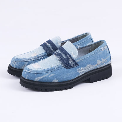 Penny Moc Vintage Shoes (Denim)