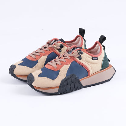 Troop Runner Sneakers (Indigo/Brown)