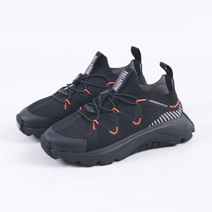 Thunder Lite Knit Sneakers (Black)