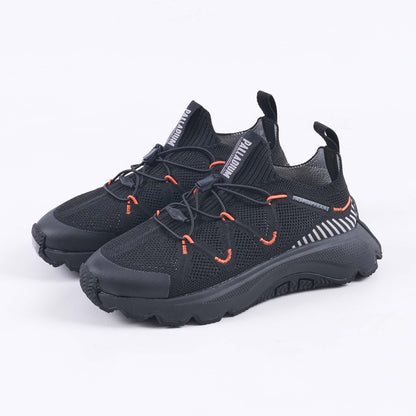 Thunder Lite Knit Sneakers (Black)