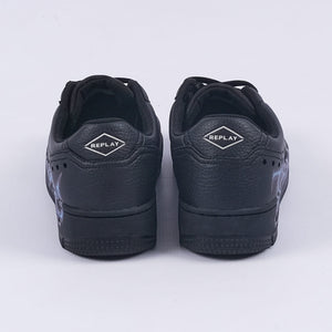 Epic M Graffiti Low Sneakers (Black/Blue)