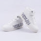 Epic M Graffiti Mid Sneakers (White/Black)