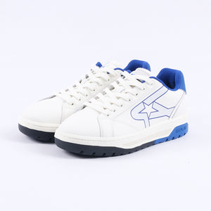 Gemini Star Sneakers (Off White/Royal Blue)