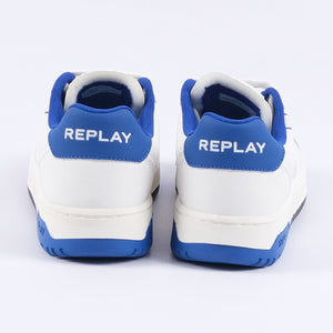 Gemini Star Sneakers (Off White/Royal Blue)