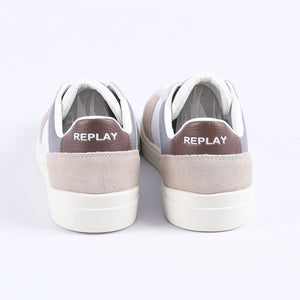 Polys Court 3 Sneakers (White/Brown/Grey)