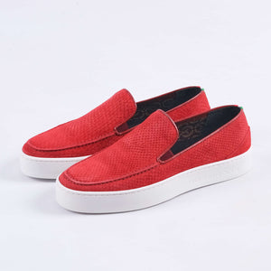 Mateo Cupsole Loafer (Red)