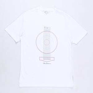 Linear Guitar T-Shirt (White)