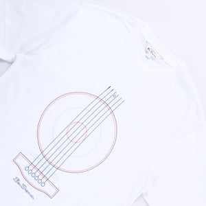 Linear Guitar T-Shirt (White)