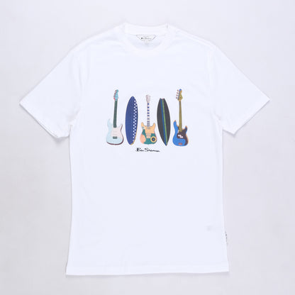 Surf 'n Guitar T-Shirt (White)