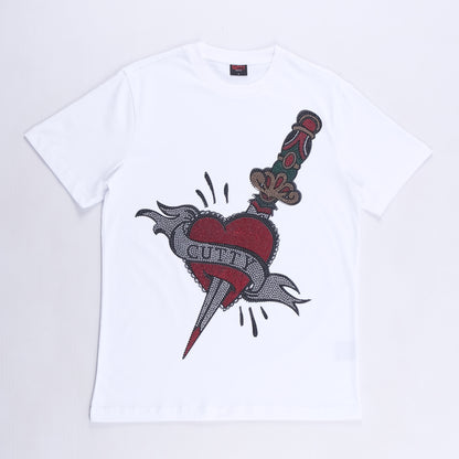 Harlem Bling Crew T-Shirt (White)