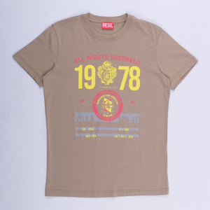 T-DIEGOR-K73 T-Shirt (Brown)