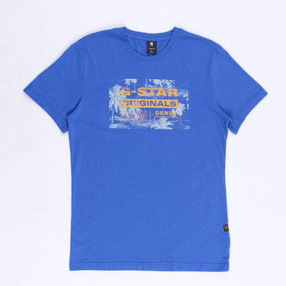 Framed Palm Originals T-Shirt (Blue)