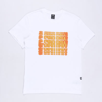 Gradient Graphic T-Shirt (White)