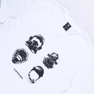 Mask Graphic T-Shirt (White)