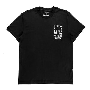 Text Chest T-Shirt (Black)