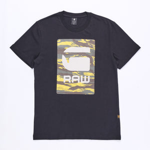 Camo Box Graphic T-Shirt (Black)