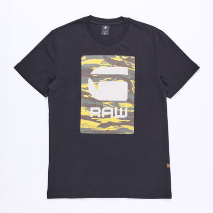 Camo Box Graphic T-Shirt (Black)